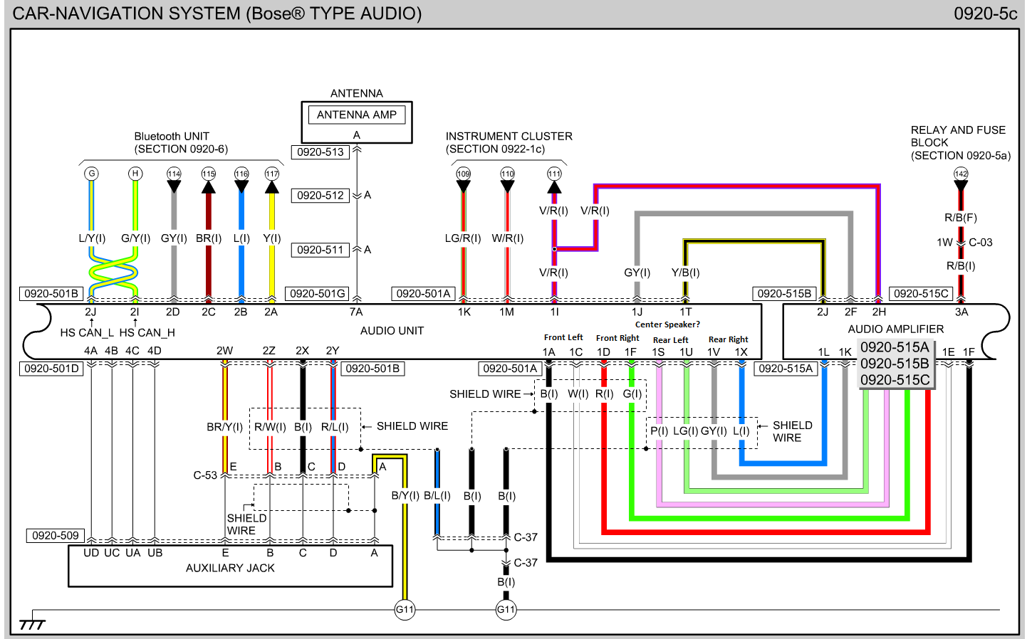 2013 2015 Cx 5 Bose Wiring Diagram What To Tap To Avoid Bose Processing Mazdas247